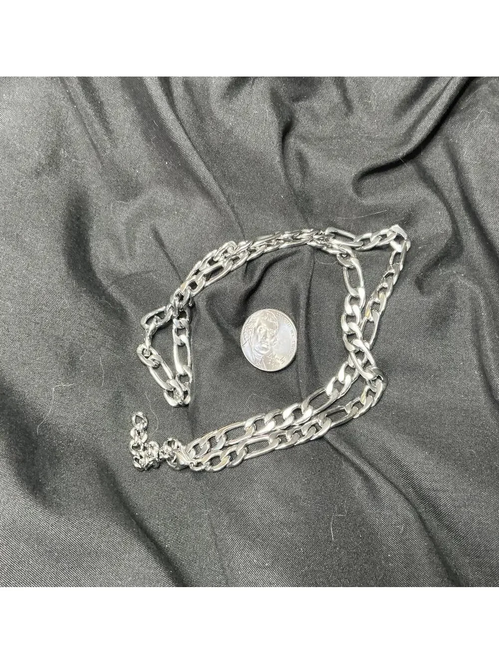 % O Link Chain Necklace steel